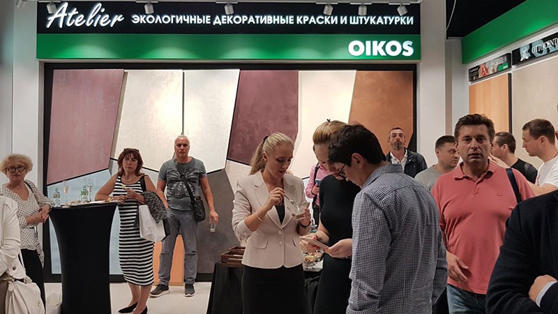 Был открыт в Москве новый Atelier Oikos, экологичные декоративные краски