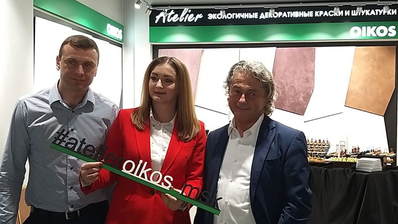 Был открыт в Москве новый Atelier Oikos, экологичные декоративные краски